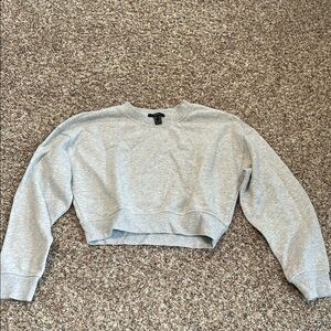 Forever 21 Gray Crop Top